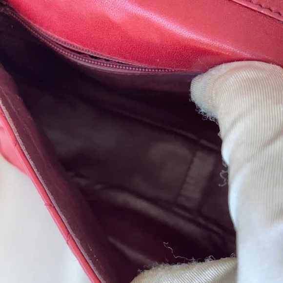 Vintage Chanel Burgundy Quilted Flap Tassel Bag - Picture 12 of 16